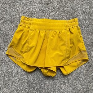 lululemon athletica Yellow Athletic Shorts